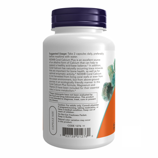 Coral Calcium Plus Mag, D - 100 vcaps. Фото 3