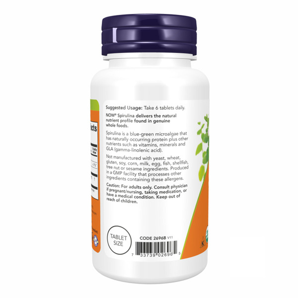 Spirulina 500 mg - 100 tabs. Фото 3