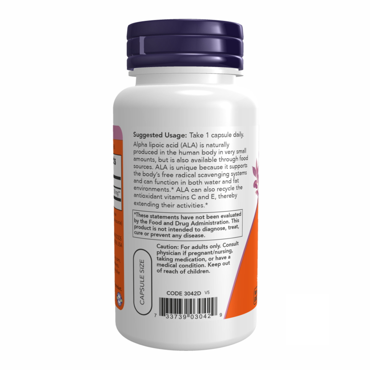 Alpha Lipoic Acid 250 mg - 60 vcaps. Фото 3