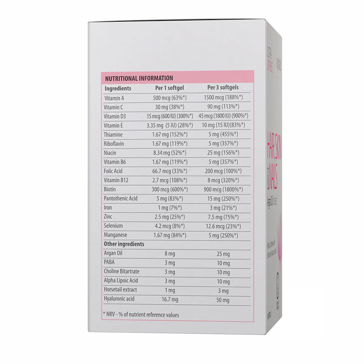 Ultra Women's Hair, Skin & Nails - 90 softgels. Фото 2