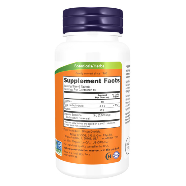 Spirulina 500mg - 500 tabs. Фото 2
