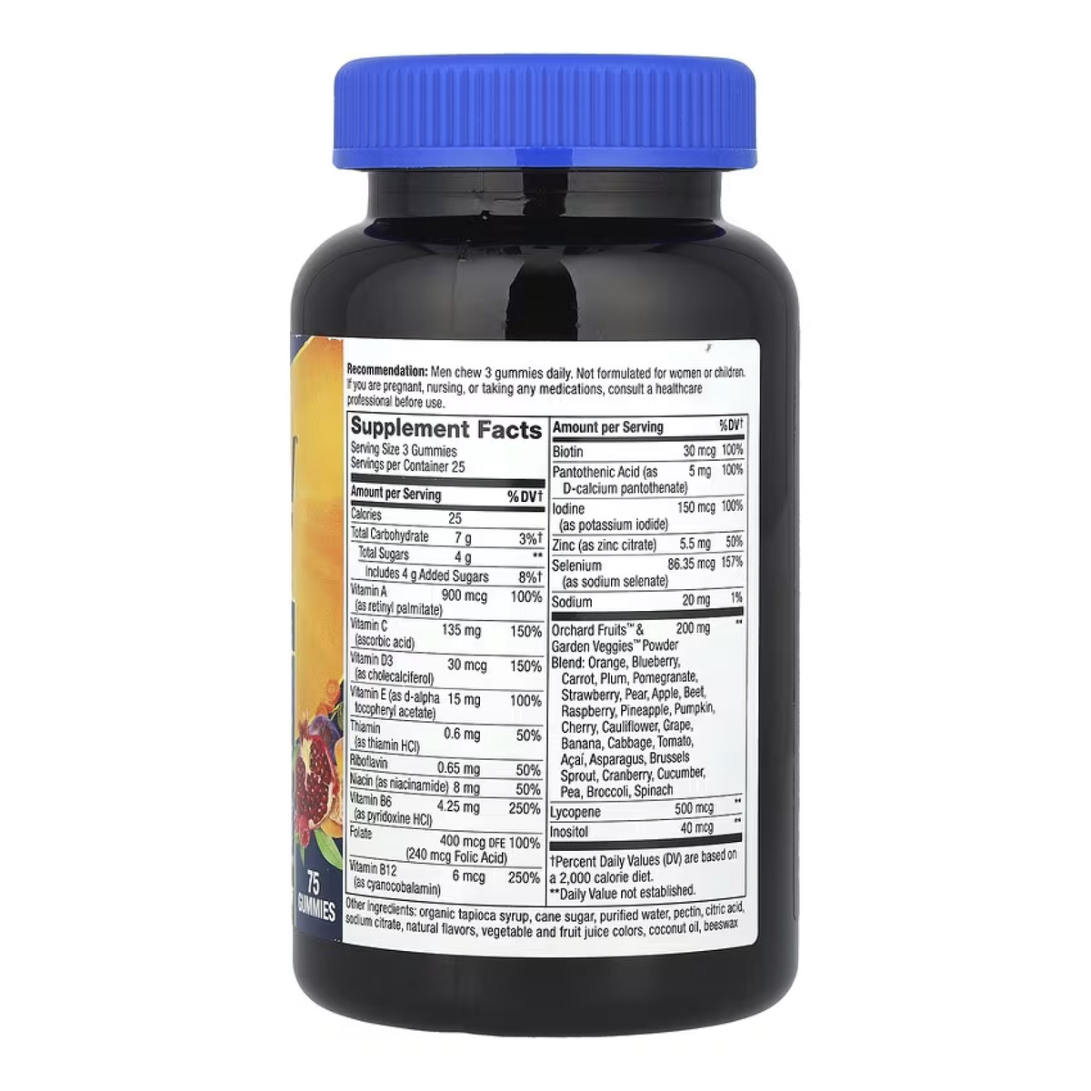 Men's Premium Multivitamin - 75 gummies. Фото 2