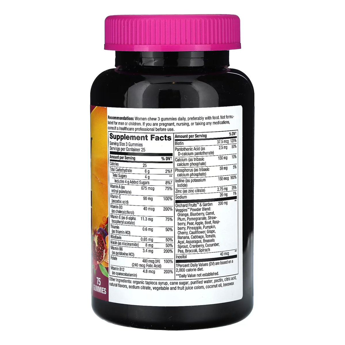 Women's Premium Multivitamin - 75 gummies. Фото 2