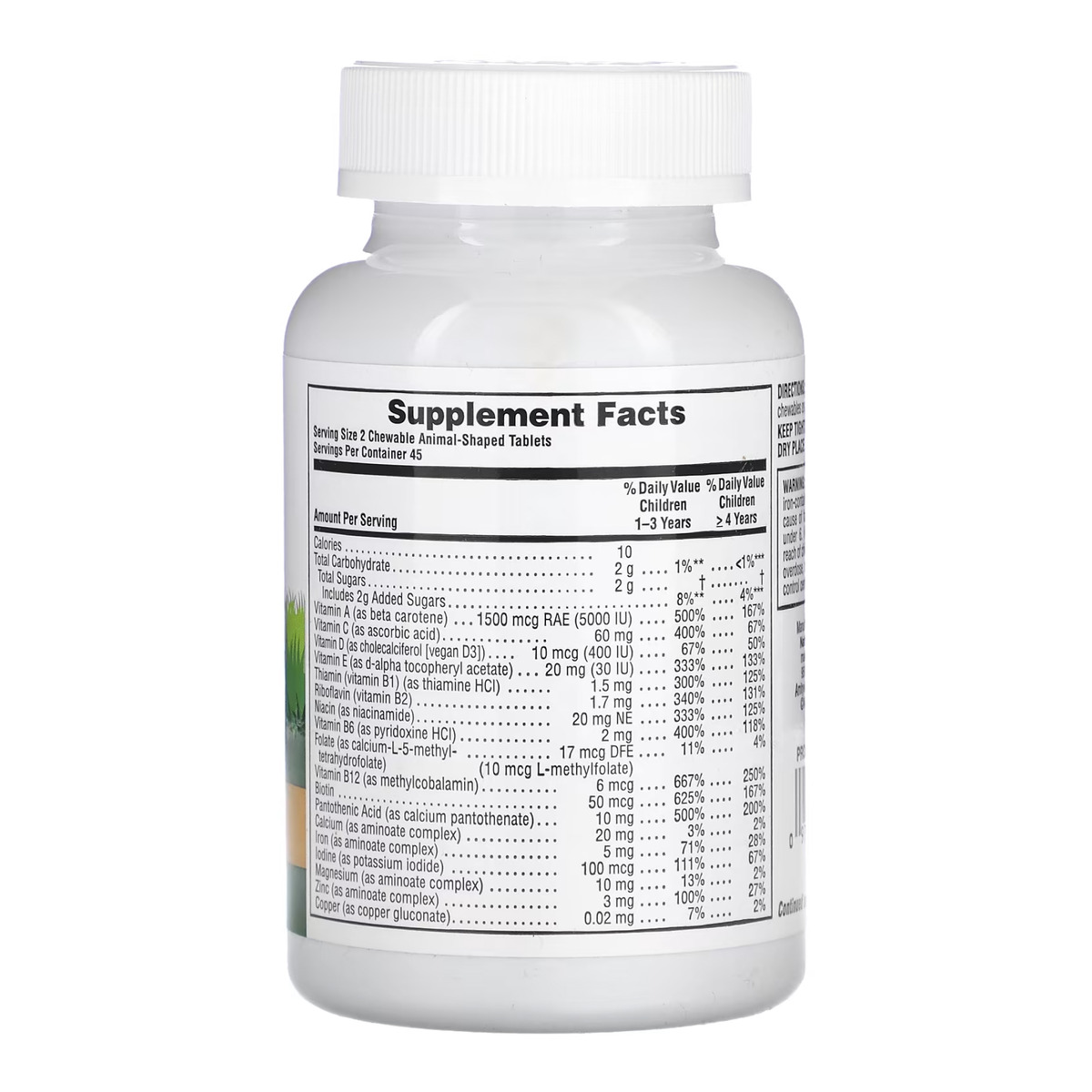 Children’s Multivitamin - 90 tabs Assorted. Фото 2