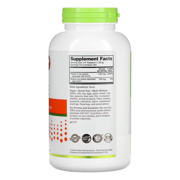 Sodium Ascorbate Powder - 454g. Фото 2
