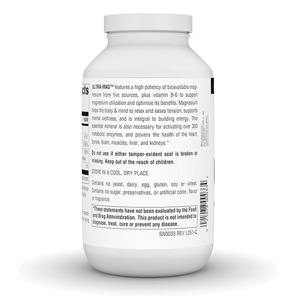 Ultra-Mag Magnesium Complex - 240 tabs. Фото 3