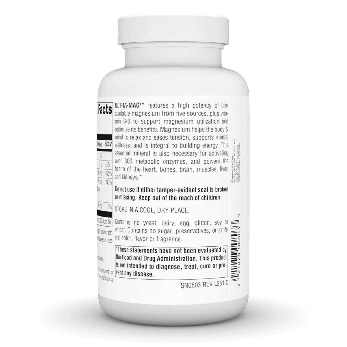 Ultra-Mag Magnesium Complex - 120 tabs. Фото 3
