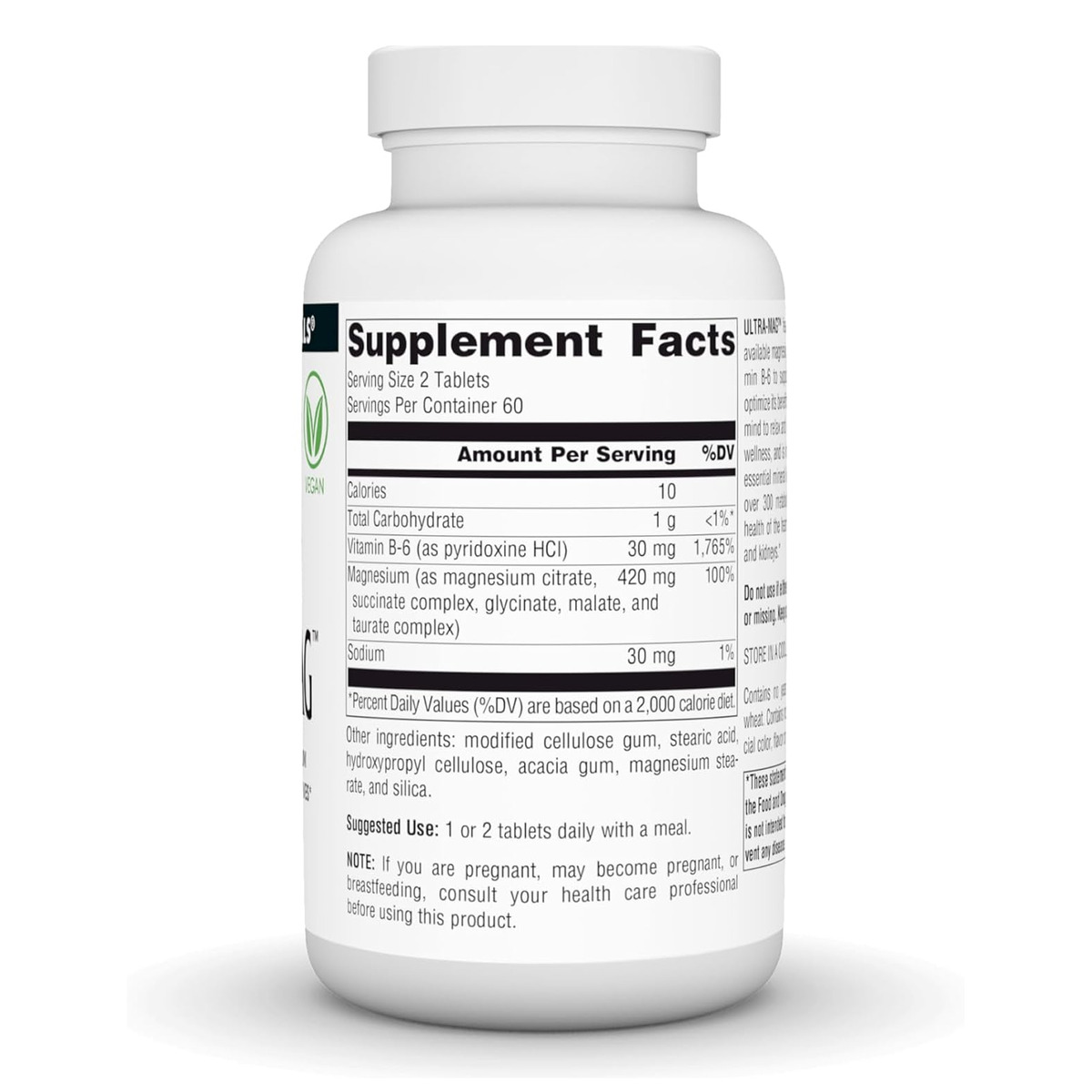 Ultra-Mag Magnesium Complex - 120 tabs. Фото 2