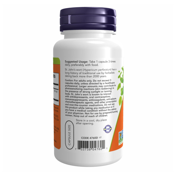 ST. John's Wort 300mg - 100 vcaps. Фото 3