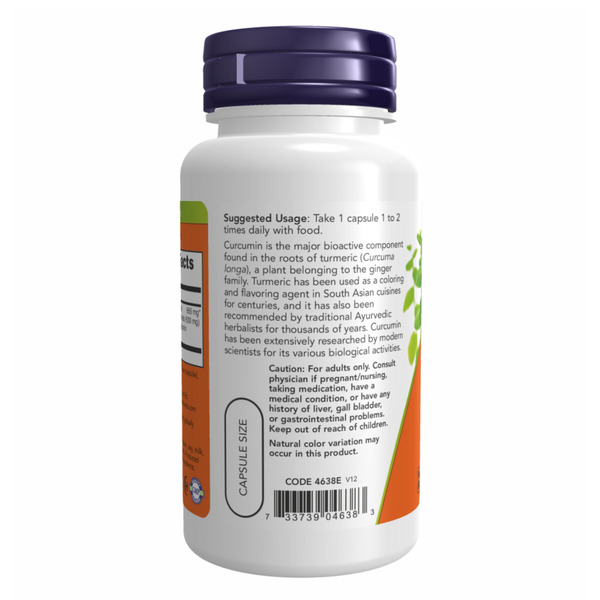 Turmeric Curcumin Extract - 120 vcaps. Фото 3