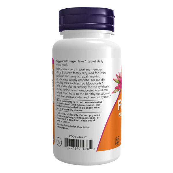 Folic Acid 800mcg - 250 tabs. Фото 3