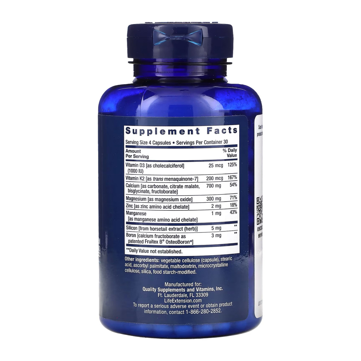 Bone Restore with Vitamin K2 - 120 caps. Фото 2
