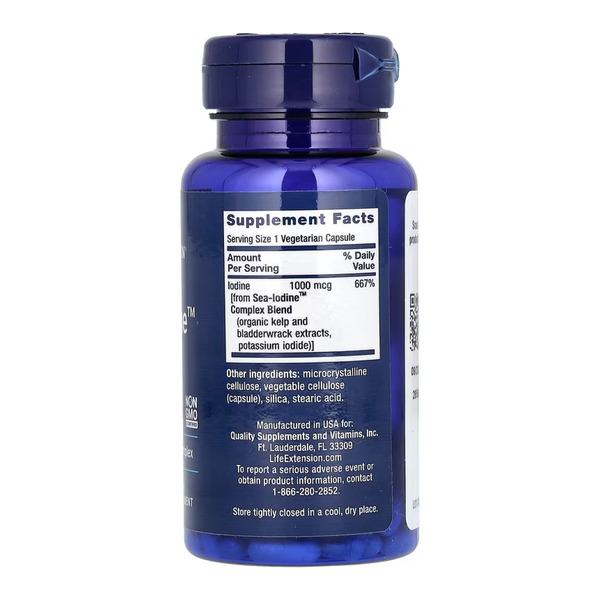 Sea-Iodine™ 1000mcg - 60 vcaps. Фото 2