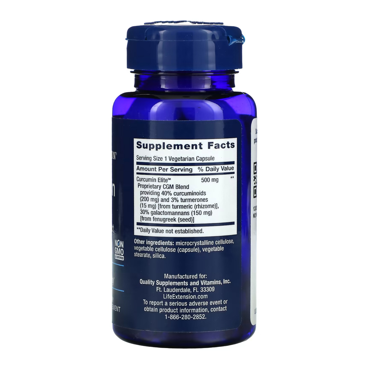 Curcumin Elite™ Turmeric Extract	- 30 vcaps. Фото 2
