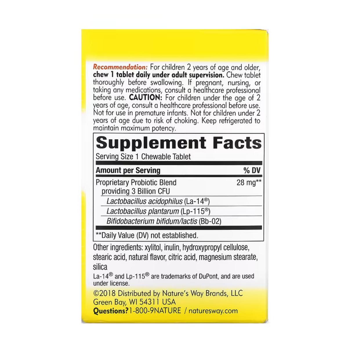 Kids Primadophilus - 30 tabs Orange. Фото 2