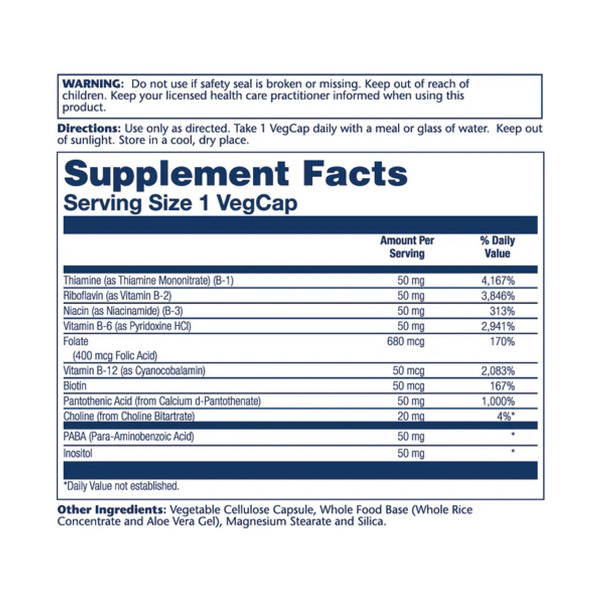 Vitamin B-Complex 50mg - 50 vcaps. Фото 2
