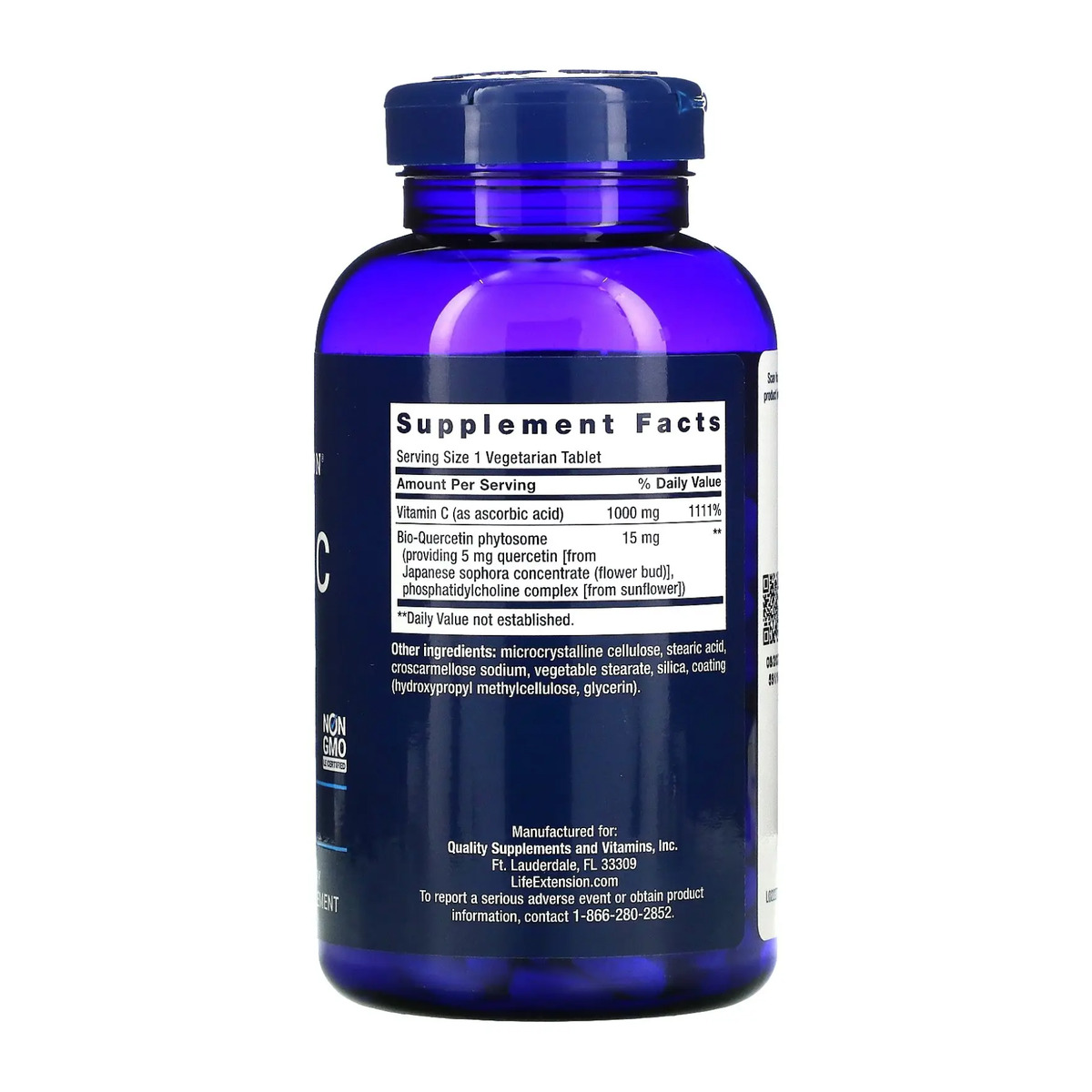 Vitamin C and Bio-Quercetin Phytosome - 250 tabs. Фото 2