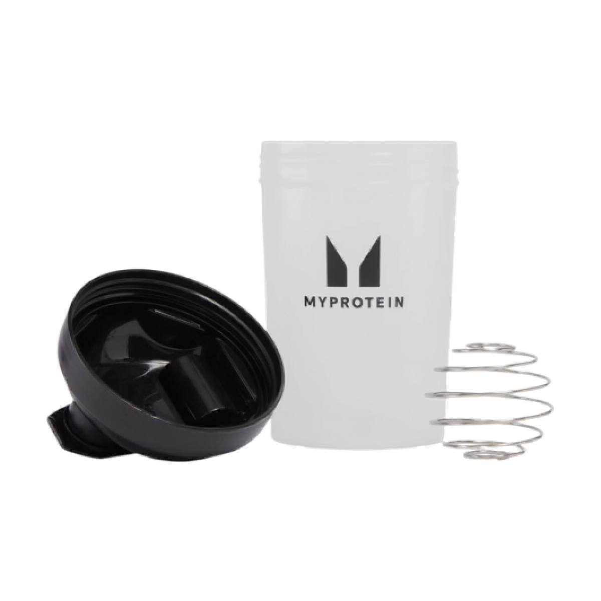 Plastic Shaker - 600ml Clear Black. Фото 2