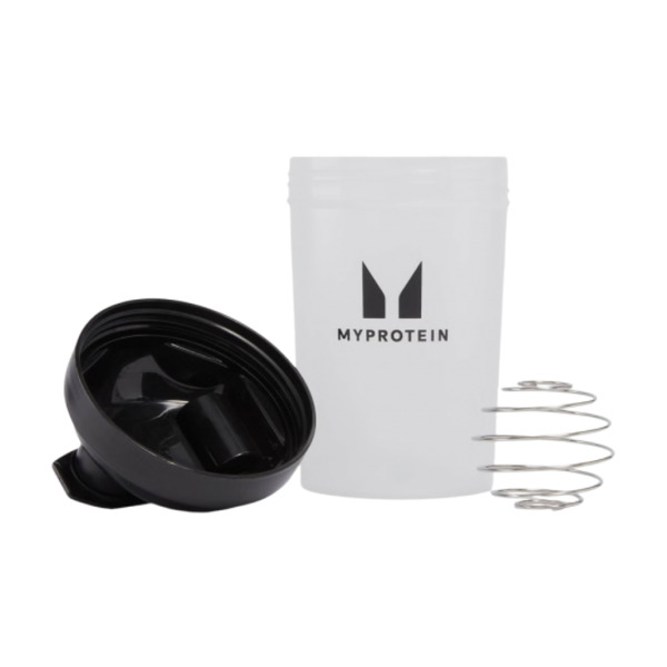 Plastic Shaker - 600ml Clear Black. Фото 2