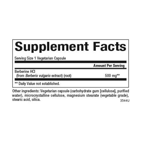 WellBetX Berberine 500mg - 120 vcaps. Фото 2