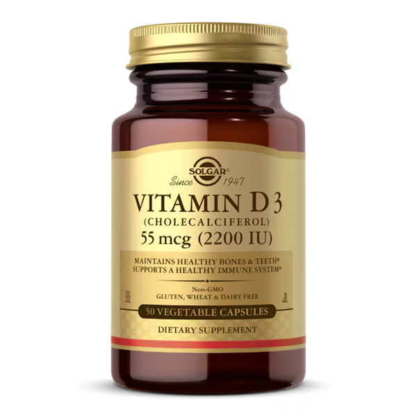 Vitamin D3 (Cholecalciferol) 55 mcg (2200 IU) - 50 vcaps. Фото 3