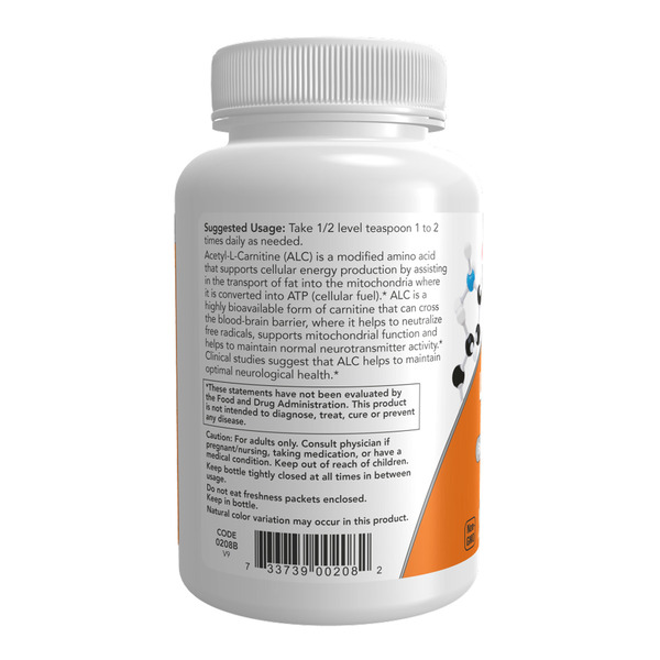Acetyl L-Carnitine Pure Powder - 85g. Фото 3