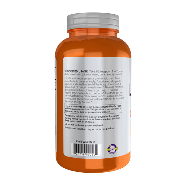 L-Ornithine Powder - 227g. Фото 3