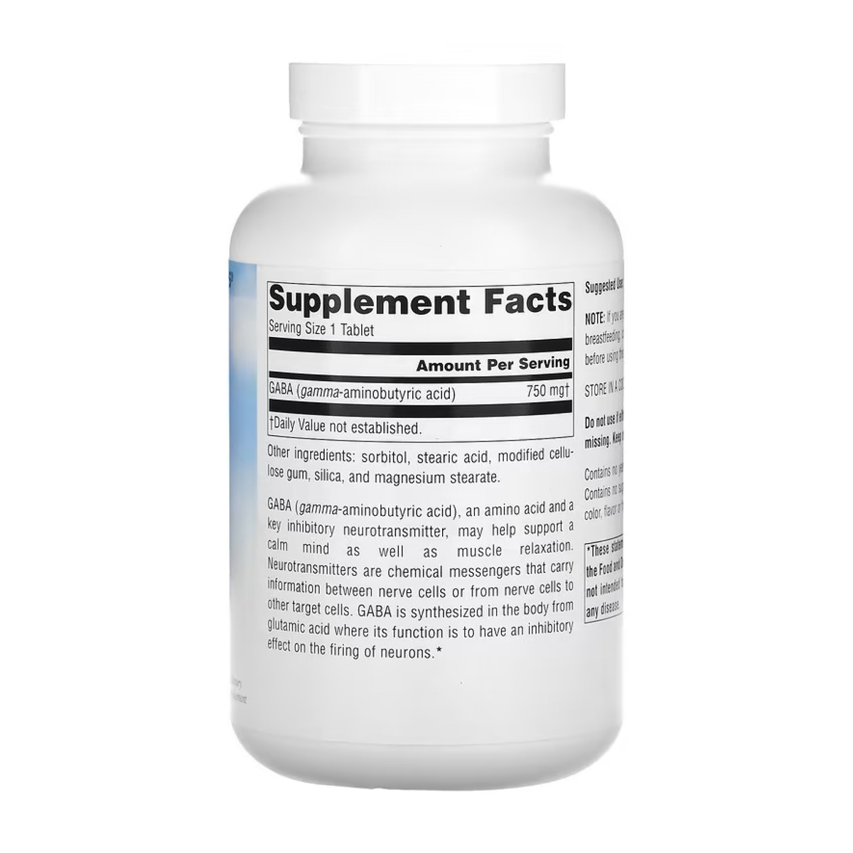 Serene Science® GABA 750 mg - 180 tabs. Фото 2
