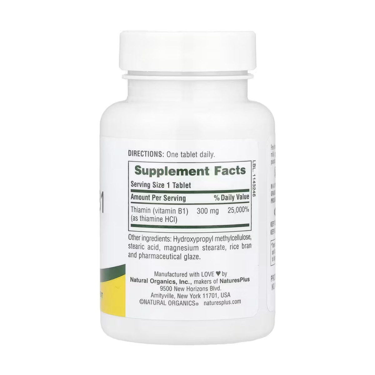 Vitamin B-1 300mg - 90 tabs. Фото 2