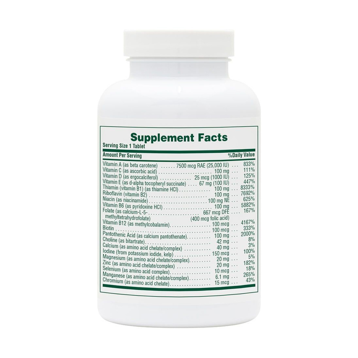 Ultra I Multi Iron-Free - 90 tabs. Фото 2