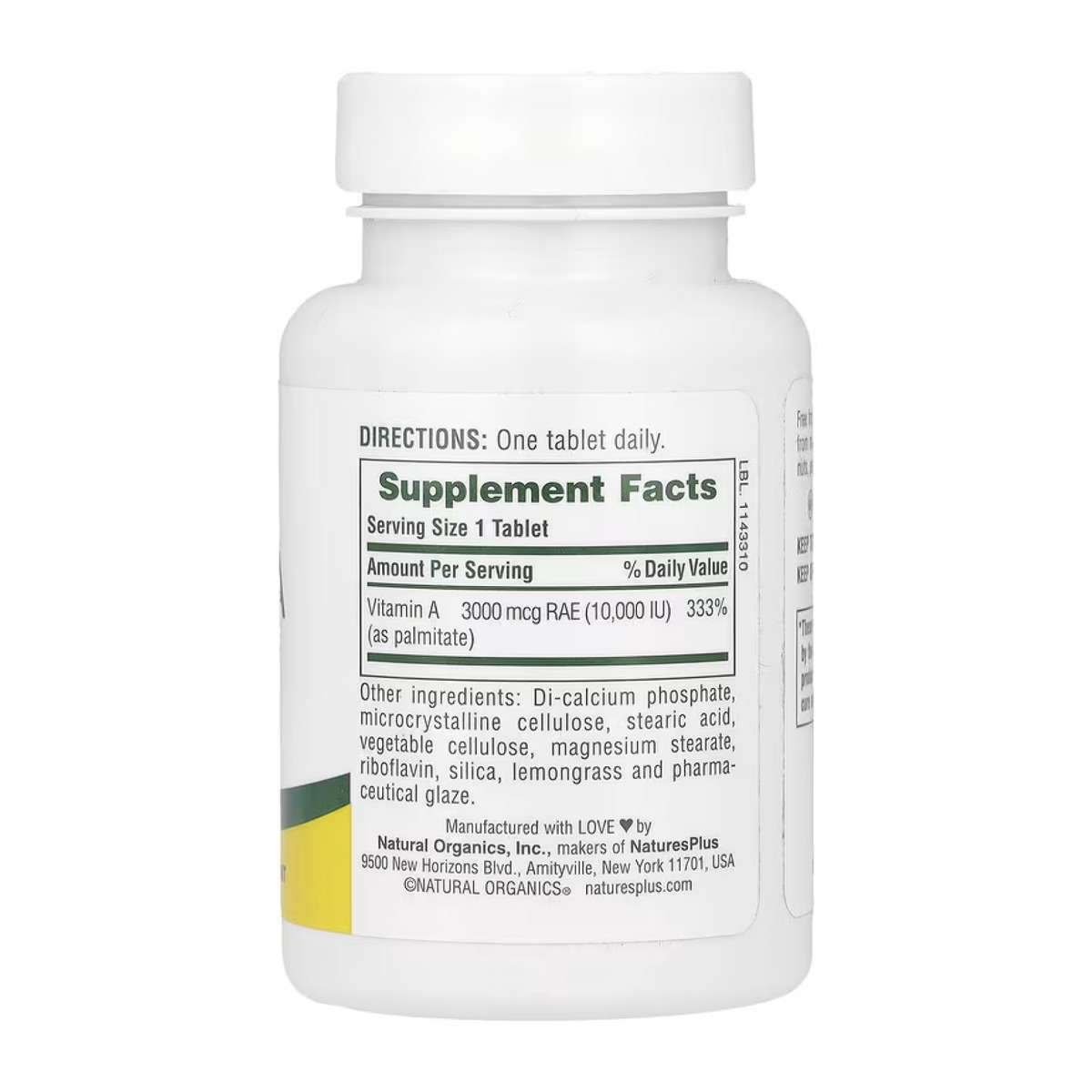 VIT A 10,000 IU Water-Dispersible - 90 tabs. Фото 2