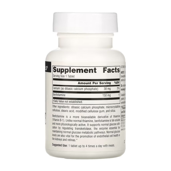 Benfotiamine 150mg - 60 tabs. Фото 2