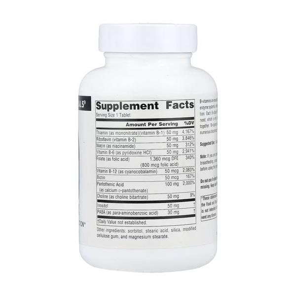 Vitamin B-50 Complex 50mg - 50 tabs. Фото 2