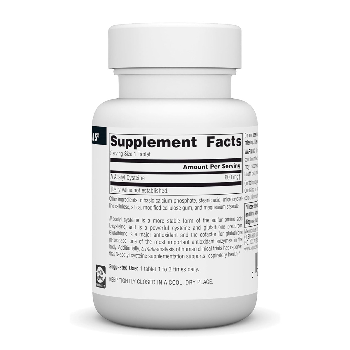 N-Acetyl Cysteine 600mg - 30 tabs. Фото 2