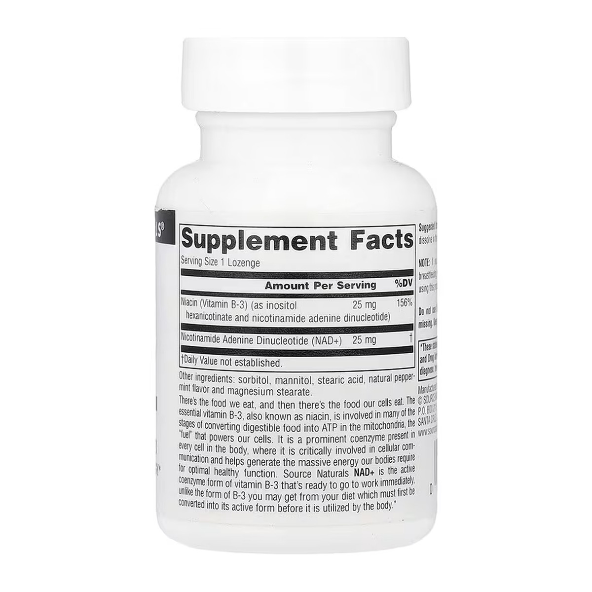 NAD+ Coenzymated™ B-3 - 30 Lozenges. Фото 2