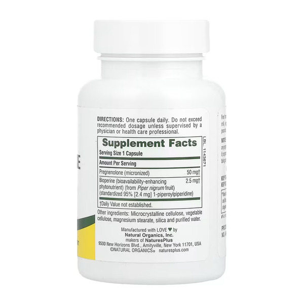 Ultra Pregnenolone with Bioperine - 60 caps. Фото 2