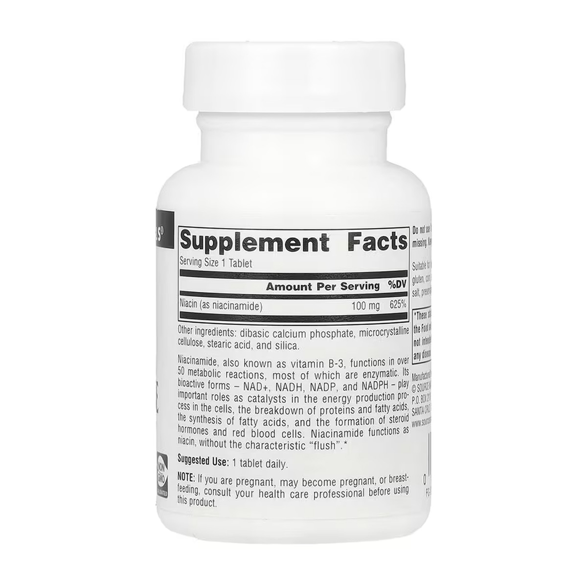 Niacinamide B-3 100 mg - 100 tabs. Фото 2