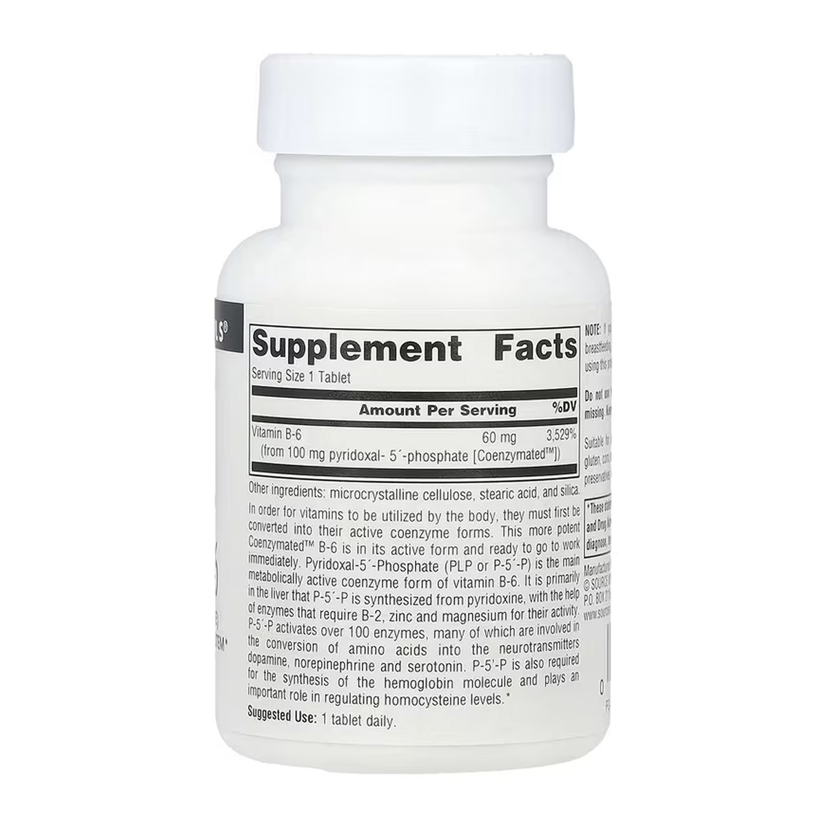 Coenzymated™ Vitamin B-6 100 mg - 60 tabs. Фото 2