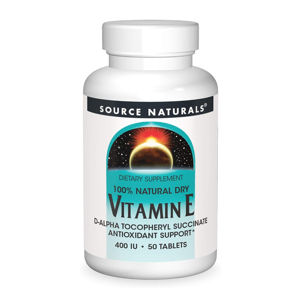 Vitamin E 400 IU D-Alpha Tocopherol - 50 tabs