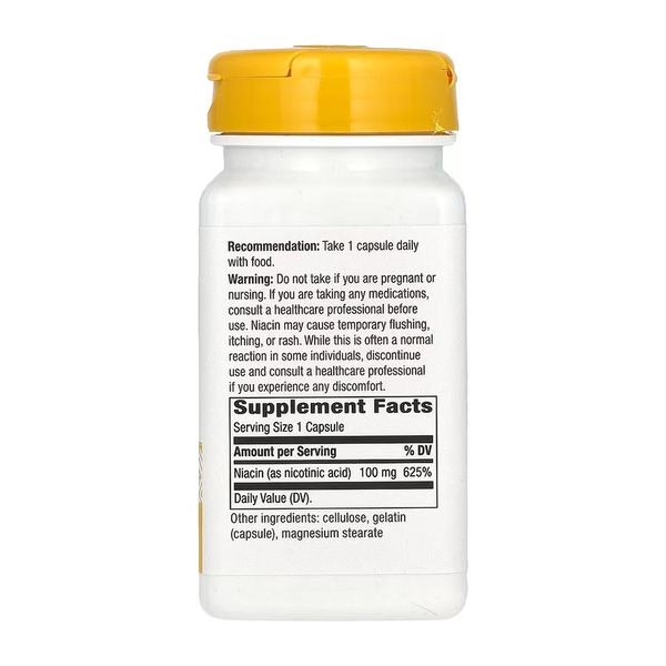 Niacin 100 mg - 100 caps. Фото 2