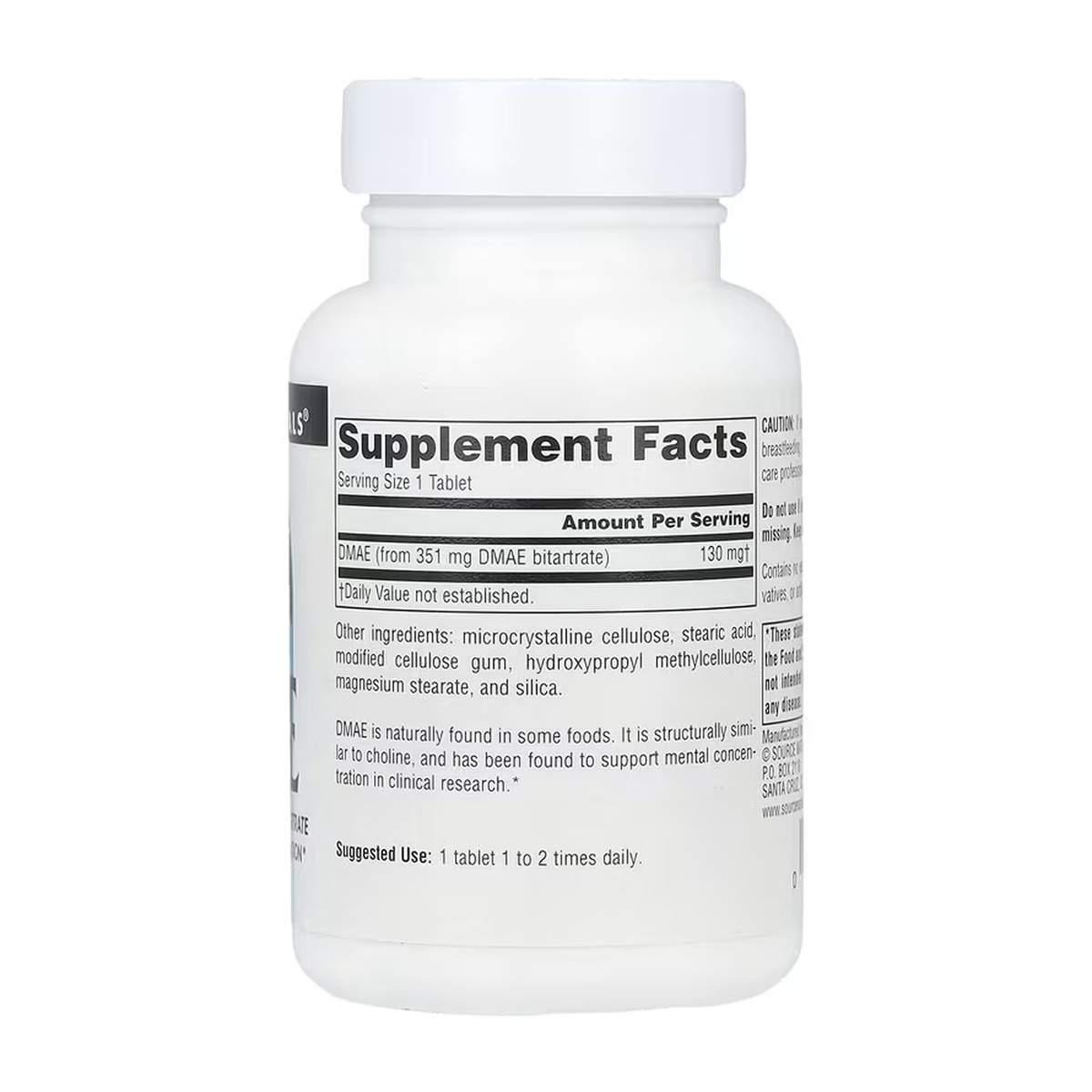 DMAE 351 mg - 100 tabs. Фото 2