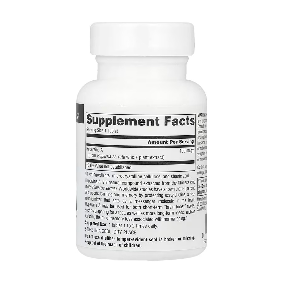Huperzine A 100 mcg - 60 tabs. Фото 2