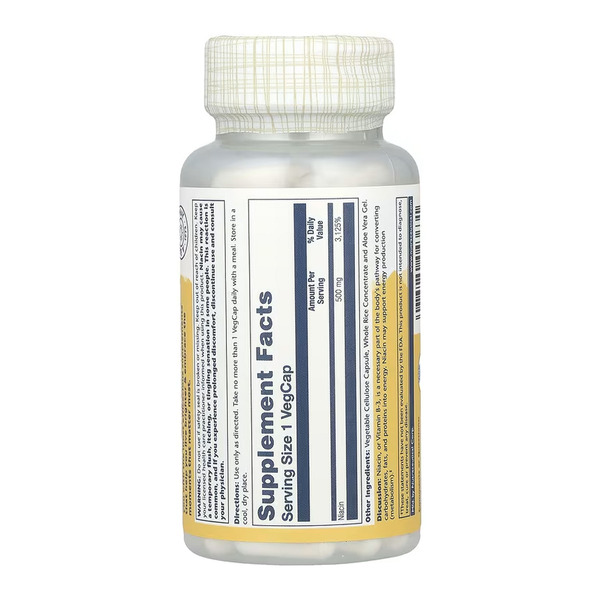 Niacin 500mg - 100 vcaps. Фото 2