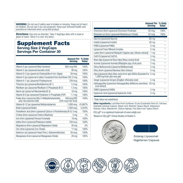 Liposomal Multivitamin Womens - 60 vcaps. Фото 2