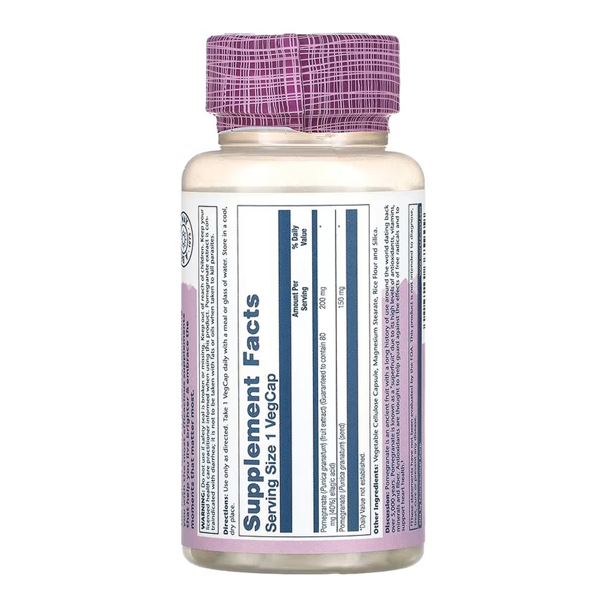 Pomegranate 200mg - 60 vcaps. Фото 2