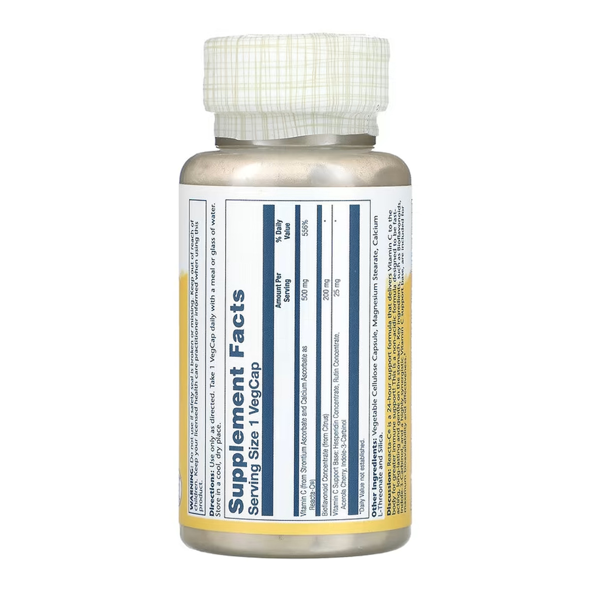 Reacta-C 500mg - 60 vcaps. Фото 2
