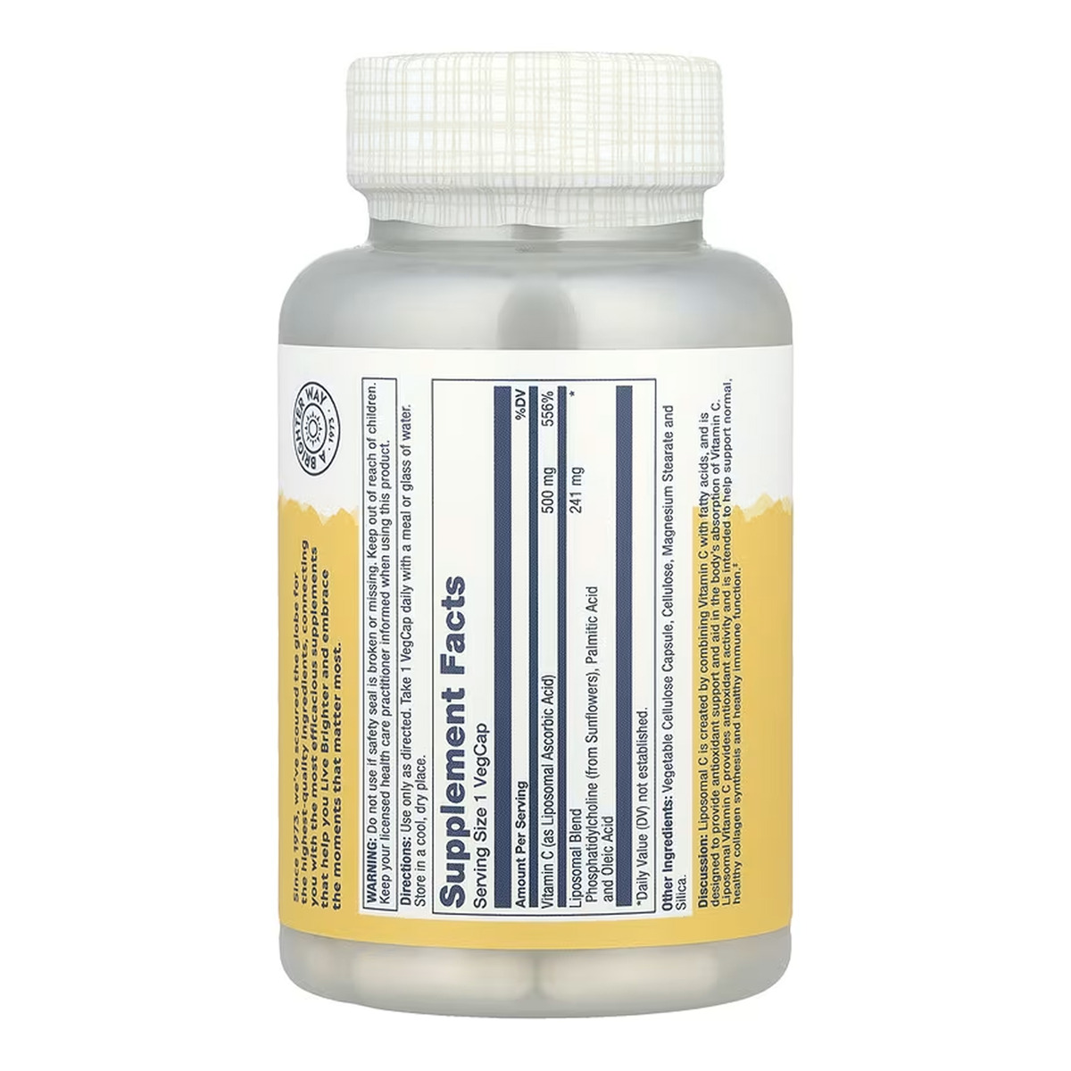 Liposomal Vitamin C 500mg - 100 vcaps. Фото 2