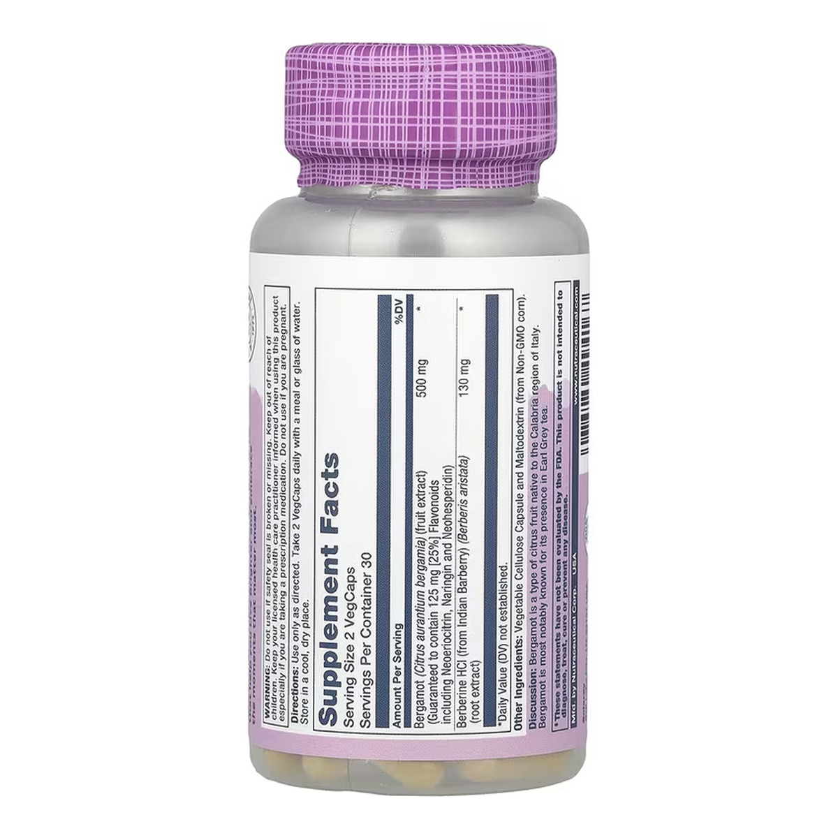 Bergamot Advanced Formula 500mg - 60 vcaps. Фото 2
