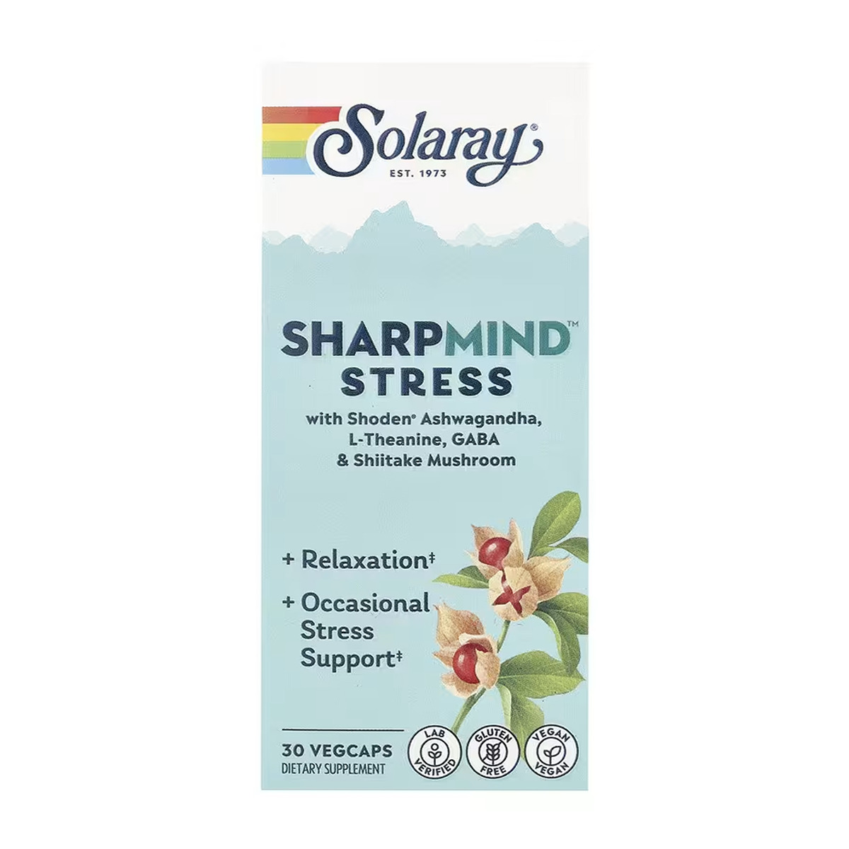 SharpMind Nootropics Stress - 30 vcaps