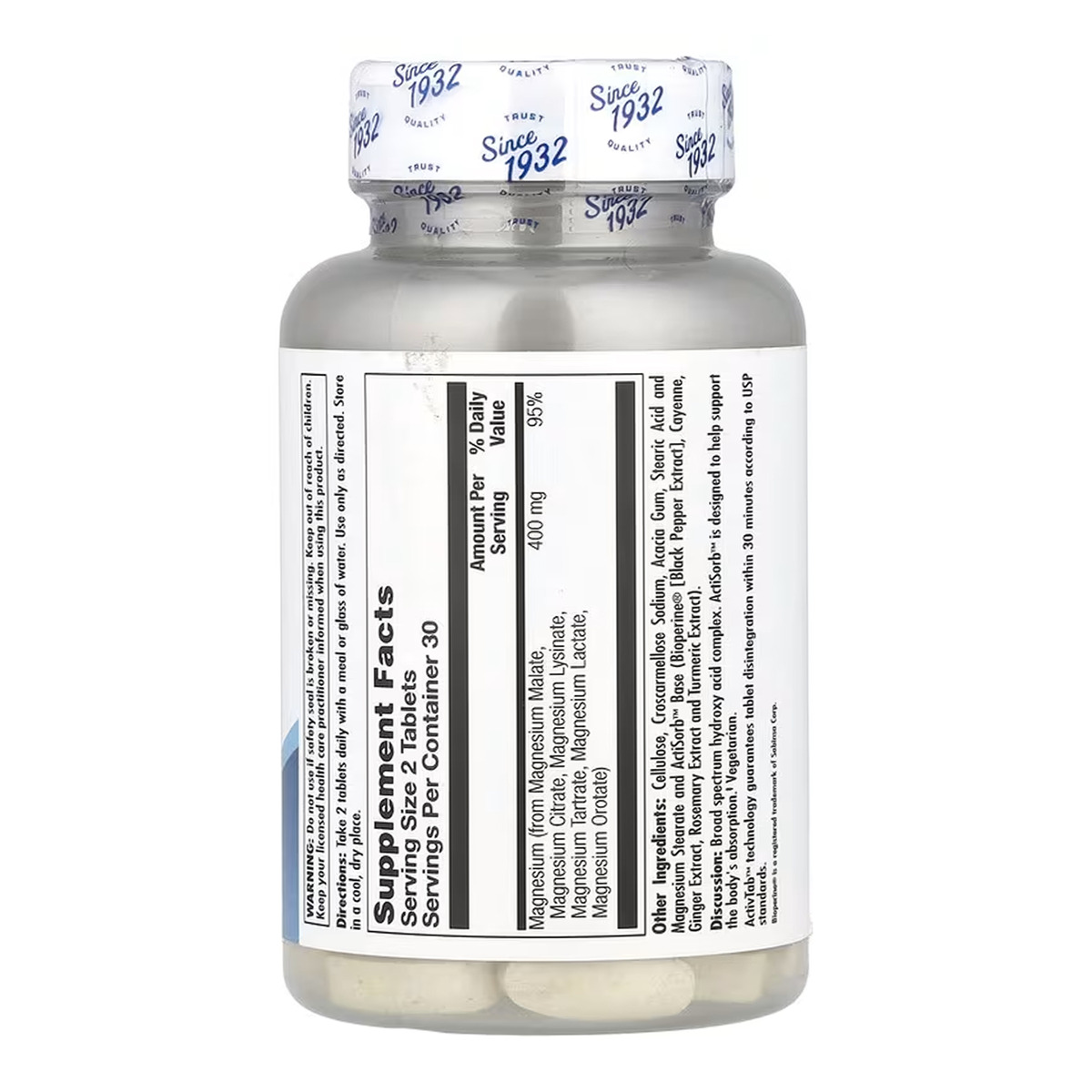 Magnesium Broad Spectrum - 60 tabs. Фото 2